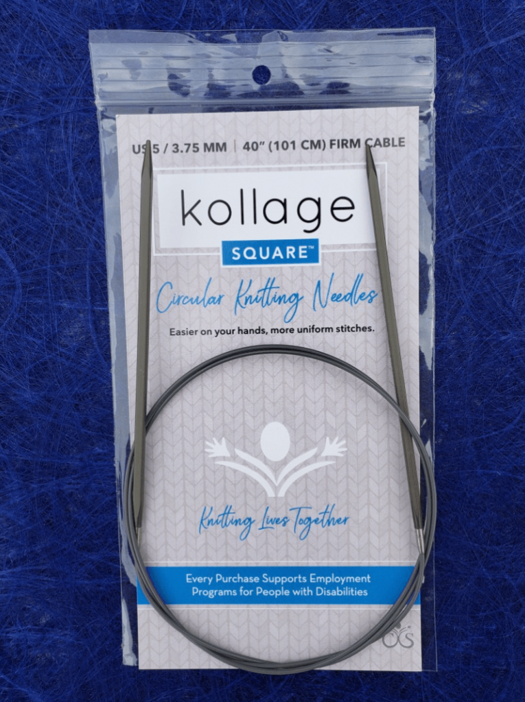 Kollage Fixed Circular Needles - Square Needles with a Soft Cable