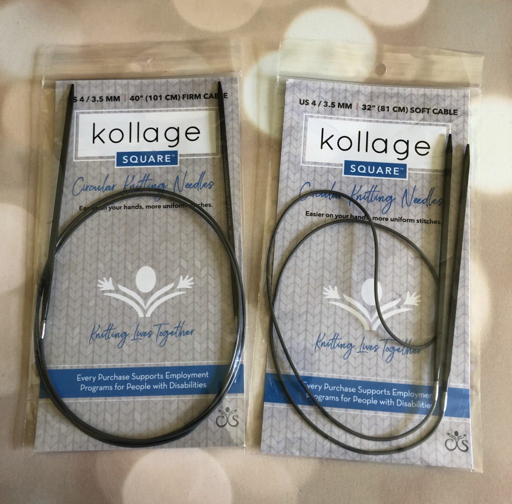 Kollage SQUARE Fixed Circular Needles in Firm and Soft cables
